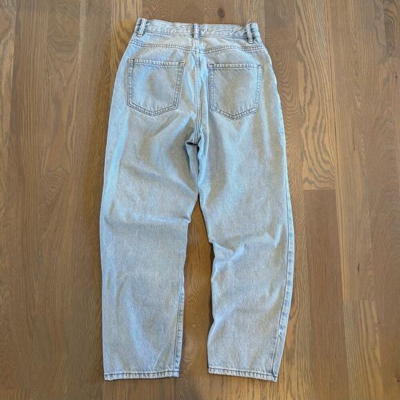 PacSun High Rise Straight Patch Jeans Light Wash Women’s Size 26 - Picture 8 of 9